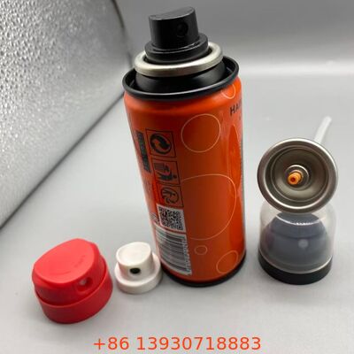 دریچه اسپری اسپری گلو مو با دقت دقیق، نوزل ضد انسداد و طراحی مقاوم در برابر مواد شیمیایی برای تثبیت تمدید مو