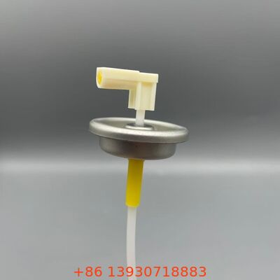 دریچه اندازه گیری تازه کننده هوا، دریچه اندازه گیری اکتواتور شکل L، دریچه اندازه گیری آروسول با نوزل L برای بسته بندی اسپری عطر، قطعه توزیع عطر اتاق دقیق