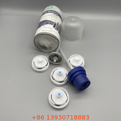 25.4mm Deodorant Aerosol Valve with Adjustable Spray Actuator and Clog-Resistant Design