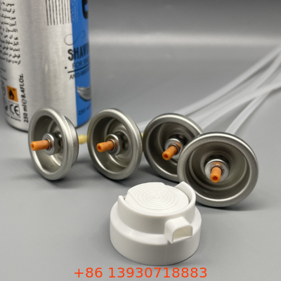 Controlled-Flow Leak-Resistant Shaving Foam Valve with Smooth Actuation for Aerosol Dispensing