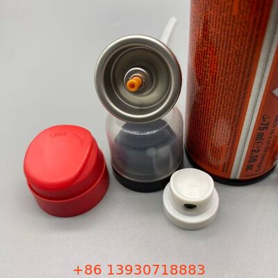 دریچه اسپری مداوم چسب مو آروسول با نوزل ضد انسداد ضخیم و طراحی مقاوم در برابر مواد شیمیایی
